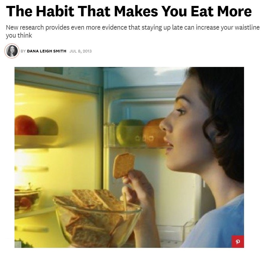 The habit that makes you eat more